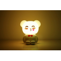 Battery Charging  Night Lights Room Decor Animal Night Lights Silicone Bear Lamp Manufactory